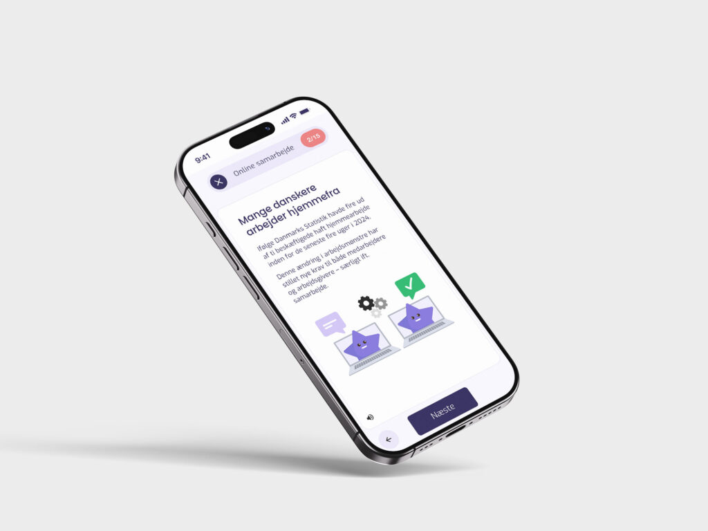 Digital Optur app på smartphone